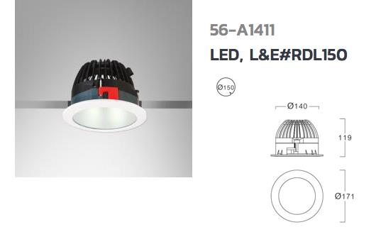 Down Light LED L&E# RDL150,down Light LED, L&E , RDL150,L&E,Electrical and Power Generation/Electrical Components/Lighting Fixture