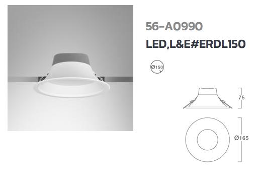 Down Light LED L&E# ERDL150,down Light LED, L&E , ERDL150,L&E,Electrical and Power Generation/Electrical Components/Lighting Fixture