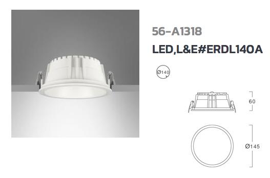 Down Light LED L&E# ERDL140A,down Light LED, L&E , ERDL140A,L&E,Electrical and Power Generation/Electrical Components/Lighting Fixture