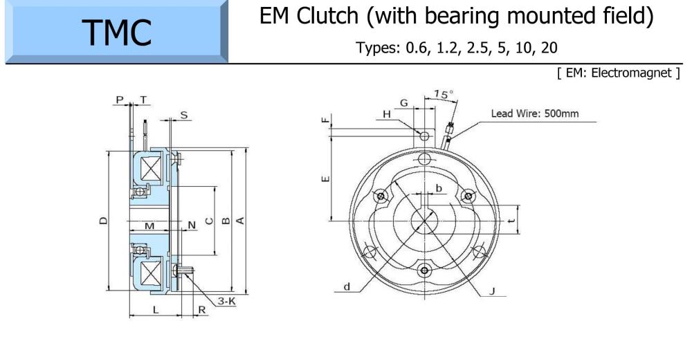 OGURA Electromagnetic Clutch TMC Series