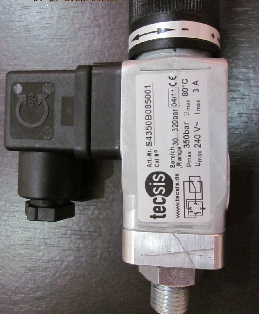 Tecsis S4350 Pressure Switch ,Pressure Switch, Pressure Control, Hydraulic Pressure Switch, Tecsis ,  S3450B ,,Tecsis,Automation and Electronics/Access Control Systems