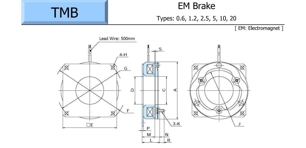 OGURA Electromagnetic Brake TMB Series
