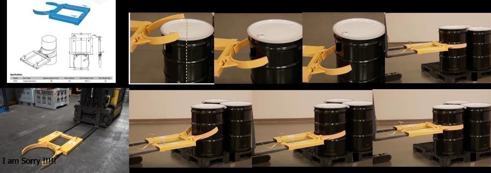 Drum Grapper,คลังสินค้าโรงงาน,Back Bone,Materials Handling/Handling Equipment