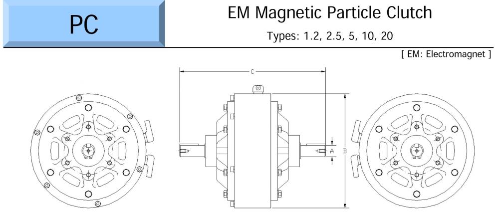 OGURA Magnetic Particle Clutch PC Series