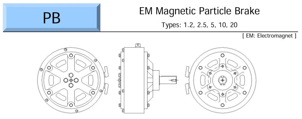 OGURA Magnetic Particle Brake PB Series