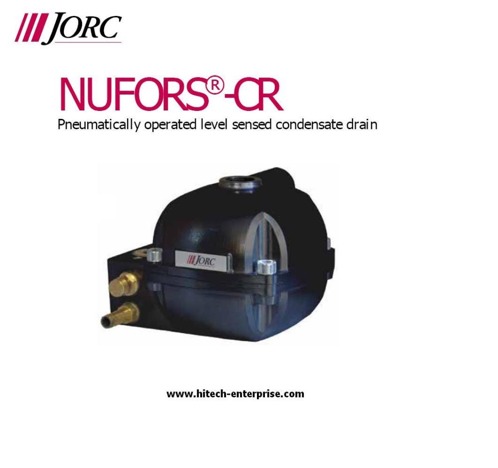 NUFORS-CR Pneumatically operated level sensed condensate drain,jorc autodrain valve , fluid drain valve   , jorc valve , NUFORS-CR , nufors cr,JORC,Pumps, Valves and Accessories/Valves/Control Valves