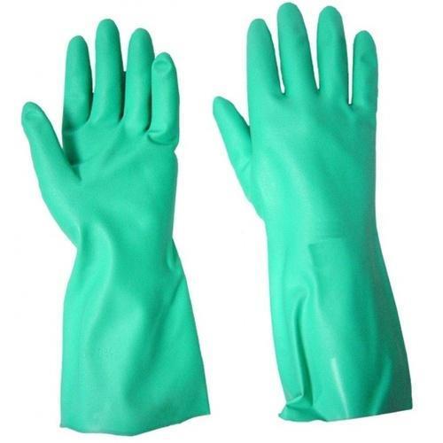 ถุงมือยางไนไตรสีเขียวป้องกันสารเคมี,ถุงมือยางสีเขียว,,Plant and Facility Equipment/Safety Equipment/Gloves & Hand Protection