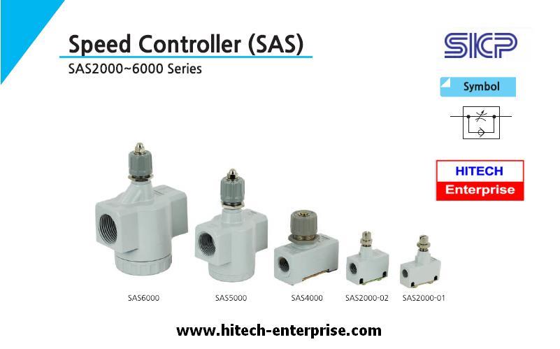 SKP - SPEED CONTROLLER SAS2000,SAS4000 ,SAS5000 , SAS6000 Series ,SKP - SPEED CONTROLLER SAS2000-01 , SAS2000-02 , SAS4000-02 ,SAS4000-03 , SAS4000-04 , SAS5000-06 , SAS6000-10 AS5000 , SAS6000 Series ,SKP,Pumps, Valves and Accessories/Valves/Flow Control Valves
