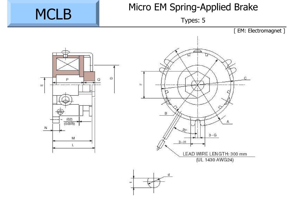 OGURA Spring Applied Brake MCLB Series,MCLB 5G, MCLB 5H, OGURA, Brake, Magnetic Brake, Electric Brake, Electromagnetic Brake, Spring Applied Brake,OGURA,Machinery and Process Equipment/Brakes and Clutches/Brake