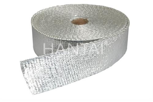 เทปพันท่ออลูมิเนียมไฟเบอร์ Aluminum Foil Fiberglass Tape,เทปพันท่อป้องกันสะเก็ดไฟ อลูมิเนียมไฟเบอร์กลาส,HANTHAI,Hardware and Consumable/Insulation