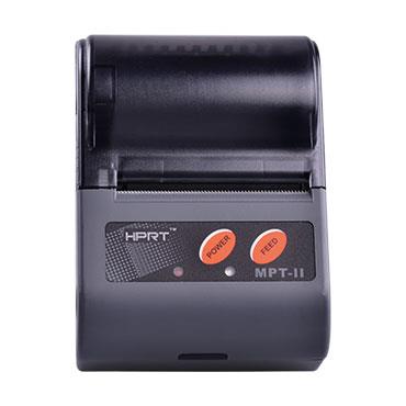 MPT2 ปริ้นเตอร์ 2 Mobile Receipt Printer Micro USB Serial Port Bluetooth 4.0 #HPRT Battery 7 4V rechargeable Li ion battery 1500mAh รองรับกระดาษความร้อน Paper Width 58 mm พิมพ์เร็ว 50 mm/s มี Power Saving Sleep Mode YES Memory RAM 20 KB Flash 2 MB มี LED indicator Power Red  MPT2O  2" Mobile Receipt Printer • Light and compact design • Paper roller diameter: 40mm • Support Bluetooth communication • Provide WinCE and Android SDK  Printing Print Method Direct Thermal Resolution 203 dpi (8 dots/mm) Print Speed Max. 50 mm/s Print Width 48 mm Power Saving Sleep Mode YES Interface Standard MicroUSB, Serial Port, Bluetooth 4.0  Option N/A Memory  RAM 20 KB Flash 2 MB  Programming ESC/POS Fonts Alphanumeric; Simplified Chinese, Traditional Chinese; 42 International Character Sets  Barcode Linear Barcodes UPC-A, UPC-E, EAN-8, EAN-13, CODE 39, ITF, CODEBAR, CODE 128, CODE 93 2D Barcodes QR Code  Graphics Support bitmap printing with different density and user defined bitmap printing (Max. 40KB f