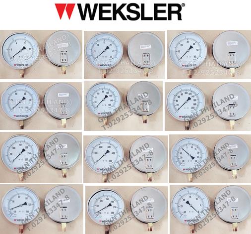 WEKSLER PRESSURE GAUGE (เกจวัดแรงดัน),WEKSLER PRESSURE GAUGE, PRESSURE GAUGE WEKSLER, เกจวัดแรงดัน WEKSLER,WEKSLER PRESSURE GAUGE,Instruments and Controls/Gauges