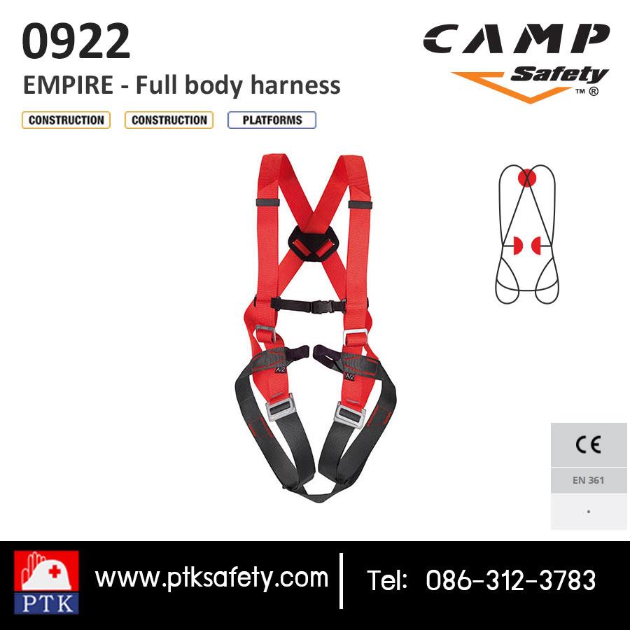 ชุดกันตก EMPIRE - Full body harness 0922,เบาะกู้ภัย,CAMP,Plant and Facility Equipment/Safety Equipment/Fall Protection Equipment