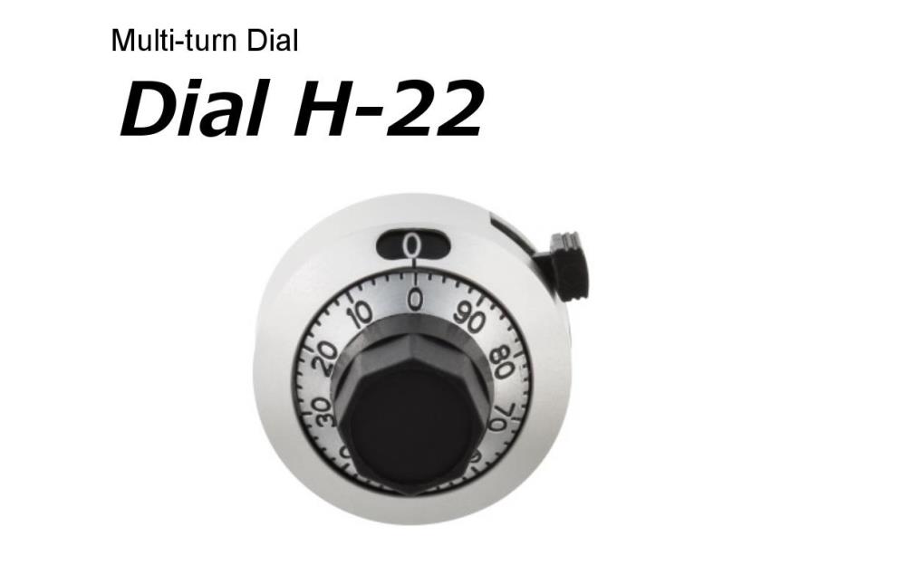 MIDORI Multi-turn Dial H-22,H-22, HP-16, HP-18, MIDORI H-22, Dial H-22, Multi-turn Dial H-22, MIDORI, Dial, Multi-turn Dial, MIDORI Dial, MIDORI Multi-turn Dial,MIDORI,Instruments and Controls/Instruments and Instrumentation