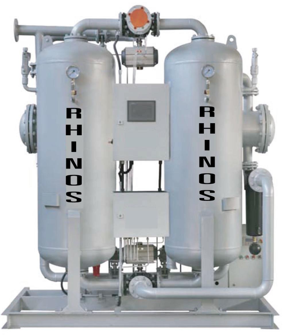 Rhinos RSXY HOC  Desiccant Air Dryer,Desiccant Air Dryer Adsorption Air Dryer,Rhinos,Machinery and Process Equipment/Dryers