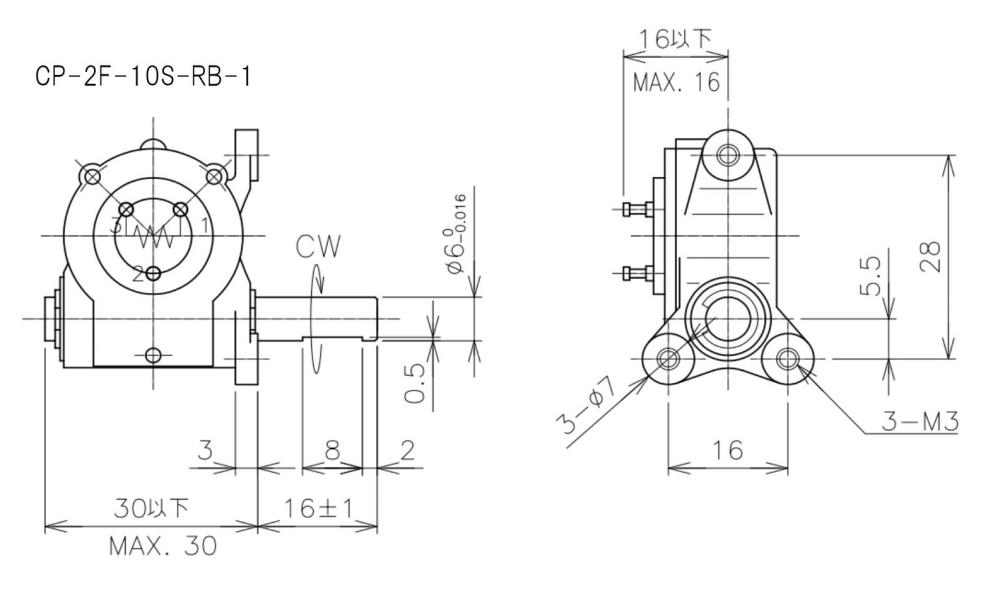 MIDORI Angle Sensor CP-2F-10S-RB-1 Series