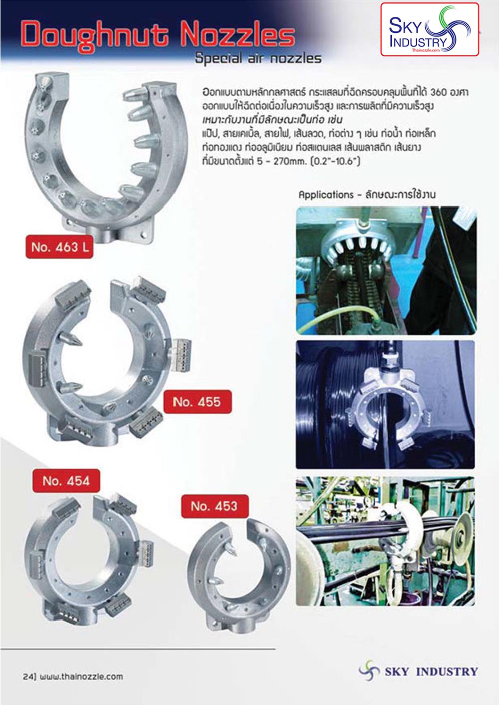 DOUGHNUT NOZZLES SPECIAL AIR NOZZLE,สำหรับงานเป่าแห้ง เป่าทำความสะอาดท่อ ,SKY,Tool and Tooling/Other Tools