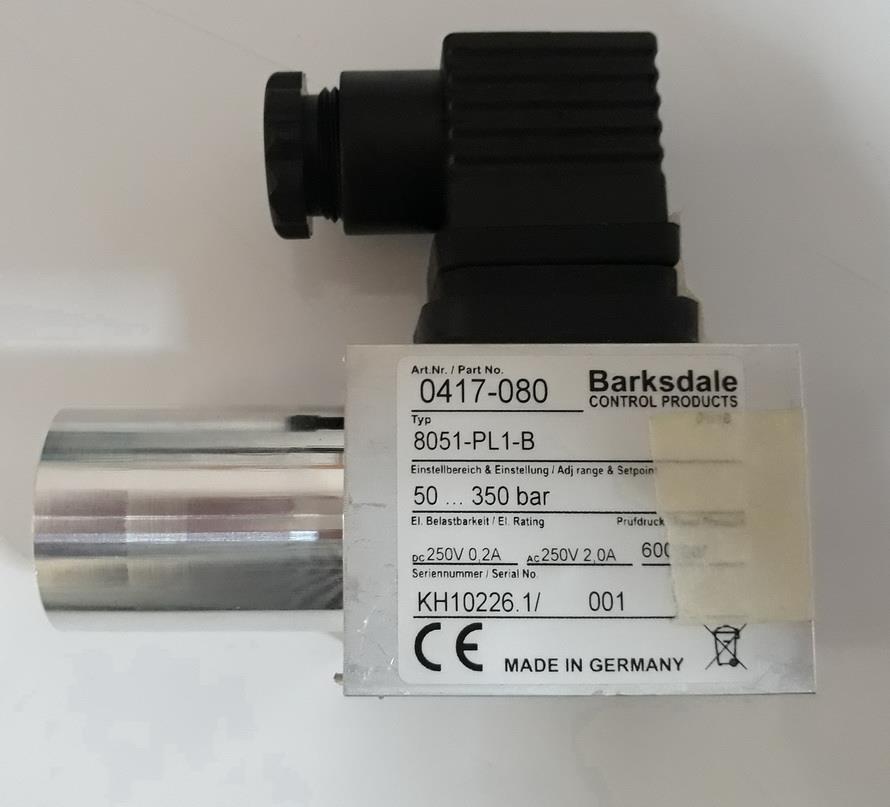 Barksdale 8051 Pressure Switch,Pressure Switch, Pressure control, Barksdale, 8051-PL1, Oil Pressure Switch, Hydraulic Pressure Switch,Barksdale,Instruments and Controls/Measurement Services