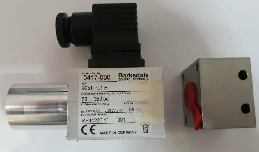 Barksdale 8051 Pressure Switch