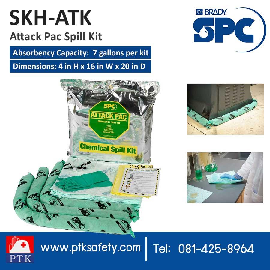 SKH-ATK Attack Pac Portable Spill Kits,absorbents,วัสดุดูดซับสารเคมี,วัสดุดูกซับฉุกเฉิน,วัสดุดูดน้ำมัน,spc,Chemicals/Absorbents