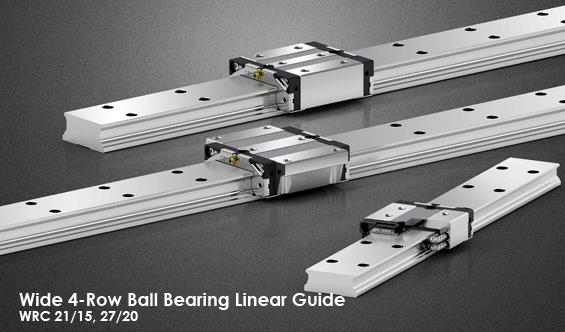 CPC Wide 4-Row Ball Bearing Linear Guide