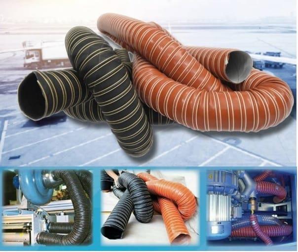 Silicone 2 Ply Hose,ท่อผ้าใบทนความร้อน,ท่อดูดเป่าลมร้อน,,Machinery and Process Equipment/Maintenance and Support