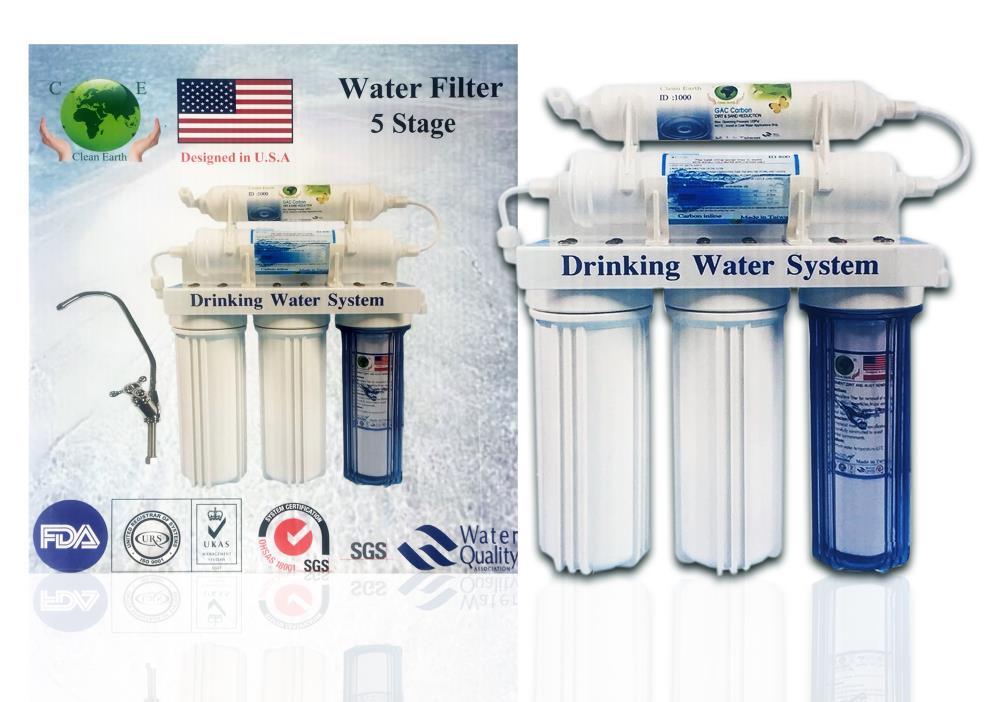 เครื่องกรองน้ำ 5 ขัั้นตอน ,เครื่องกรองน้ำ,water filter,,Machinery and Process Equipment/Filters/Water Filter