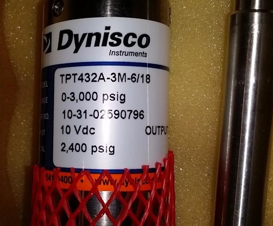 Dynisco TPT432A-3M-6/18 Pressure Transducer ,Pressure Transmitter, Pressure Sensor, Pressure Transducer, Dynisco, Transmitter, PT4624-3M-6/18,DYNISCO,Instruments and Controls/Instruments and Instrumentation
