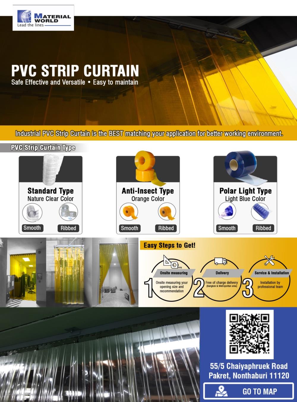 PVC Strip Curtain ม่านริ้วพลาสติก PVC,ม่านริ้ว PVC,BACKBONE,Engineering and Consulting/Contractors