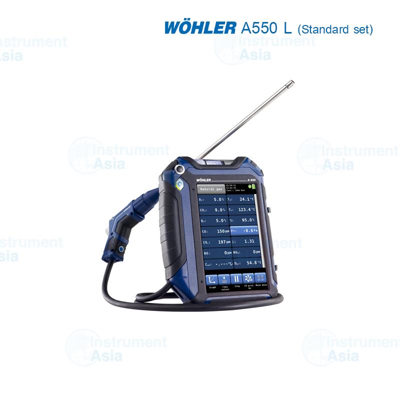 Woehler A550 L เครื่องวัดประสิทธิภาพการเผาไหม้ 5000 PPM CO,เครื่องวัดแระสิทธิภาพการเผาไหม้ ,Woehler,Energy and Environment/Environment Instrument/Combustion Analyzer