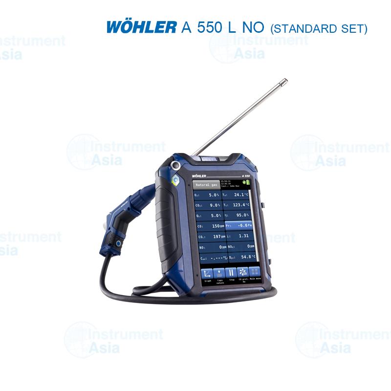 Woehler A 550 L NO เครื่องวัดประสิทธิภาพการเผาไหม้ (Standard set),เครื่องวัดประสิทธิภาพการเผาไหม้ ,Woehler,Energy and Environment/Environment Instrument/Combustion Analyzer