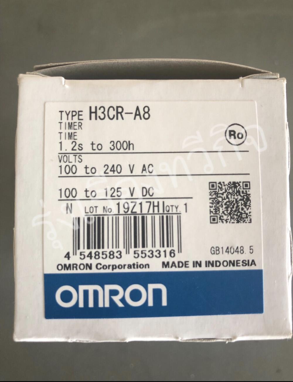 Timer(ไทม์เมอร์) OMRON รุ่น H3CR-A8