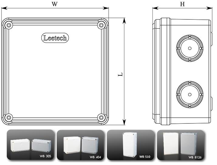 ตู้กันน้ำฝาทึบ (Opaque cover wall mounted cabinet) IP54,box,กล่องพลาสติก,กล่องพลาสติกกันน้ำ,,Tool and Tooling/Other Tools
