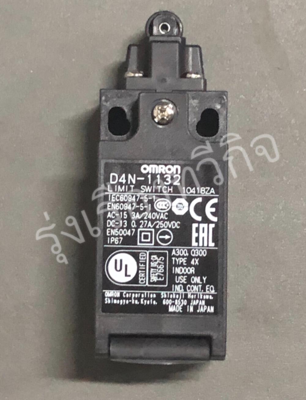 Limit switch(ลิมิตสวิทซ์ ) D4N-1132,Limit switch(ลิมิตสวิทซ์ ) D4N-1132,OMRON,Instruments and Controls/Switches
