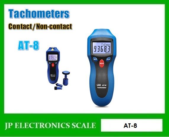 เครื่องวัดความเร็วรอบ AT-8 Digital Contact / Non-contact Tachometers