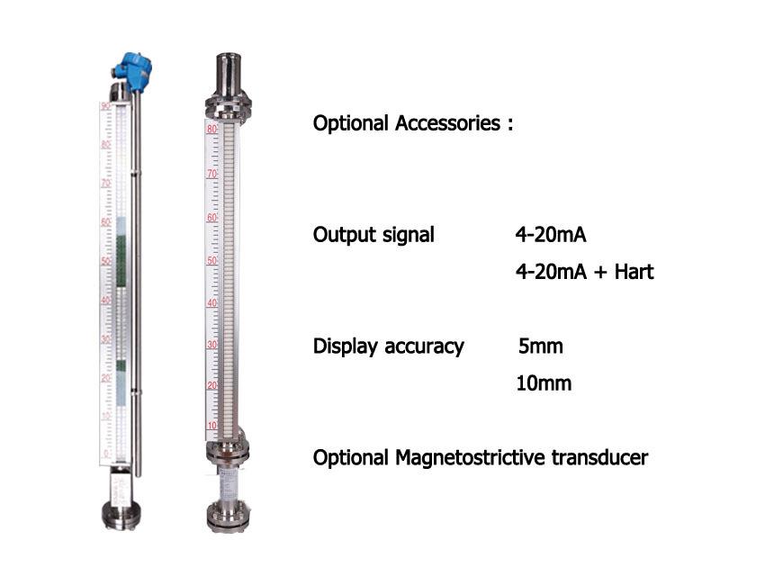 Remote type Magnetic Liquid Level indicators ตัวชี้วัดระดับของเหลวแบบแม่เหล็กระยะไกล