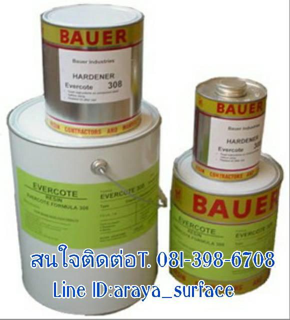 Bauer  Evercote  (308),สารเคลือบป้องกันเคมี เคลือบป้องกันสนิม สารเคลือบโลหะ,Bauer,Chemicals/Coatings and Finishes/Coatings