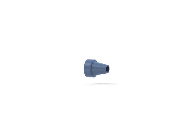 Flangeless Ferrule Tefzel? (ETFE), 1/4-28 Flat-Bottom, for 1/16" OD Blue,Flangeless Ferrule,IDEX,Pumps, Valves and Accessories/Tubes and Tubing
