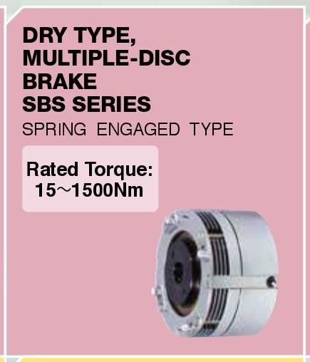 SINFONIA Electromagnetic Brake SBS Series,SBS-120-4D, SBS-120-8D, SBS-140-4D, SBS-140-8D, SBS-170-4D, SBS-170-8D, SBS-230-4D, SBS-230-8D, SBS-300-4D, SBS-300-8D, SHINKO, SINFONIA, Spring Close Brake, Electric Brake, Magnetic Brake, Electromagnetic Brake,SINFONIA,Machinery and Process Equipment/Brakes and Clutches/Brake