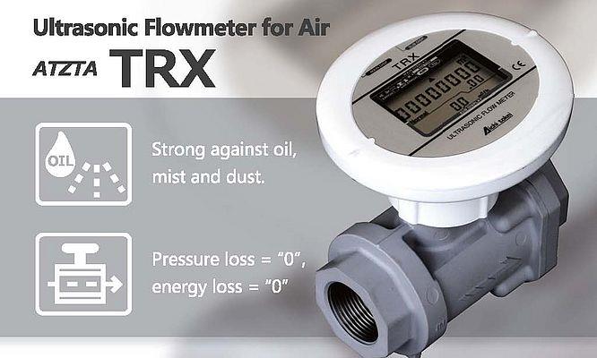 มิเตอร์วัดลม  Flow meter for Air compressor  TRX , TRZ