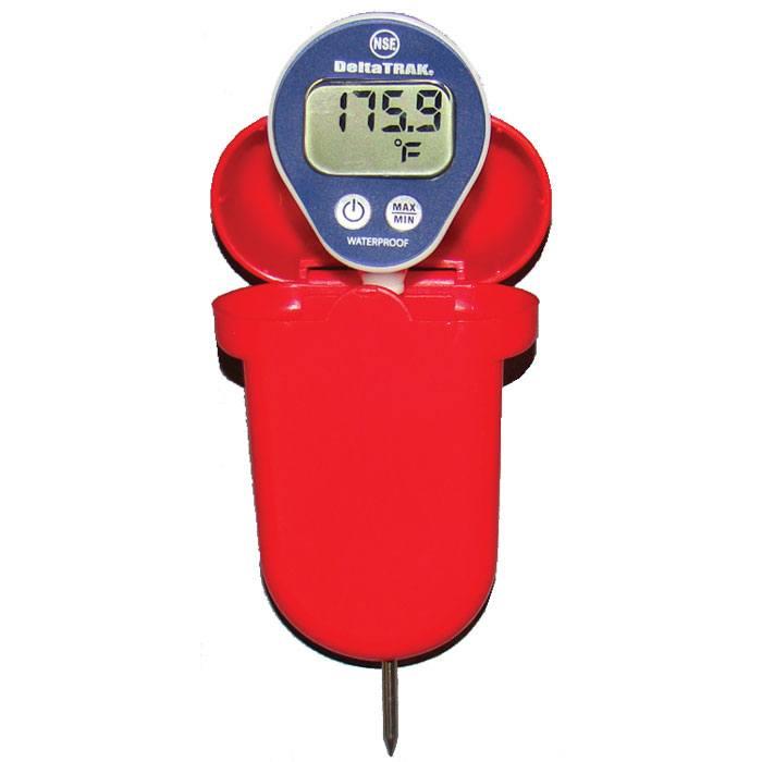 Delta Trak Waterproof Dishwasher Thermometer Kit Model 12214