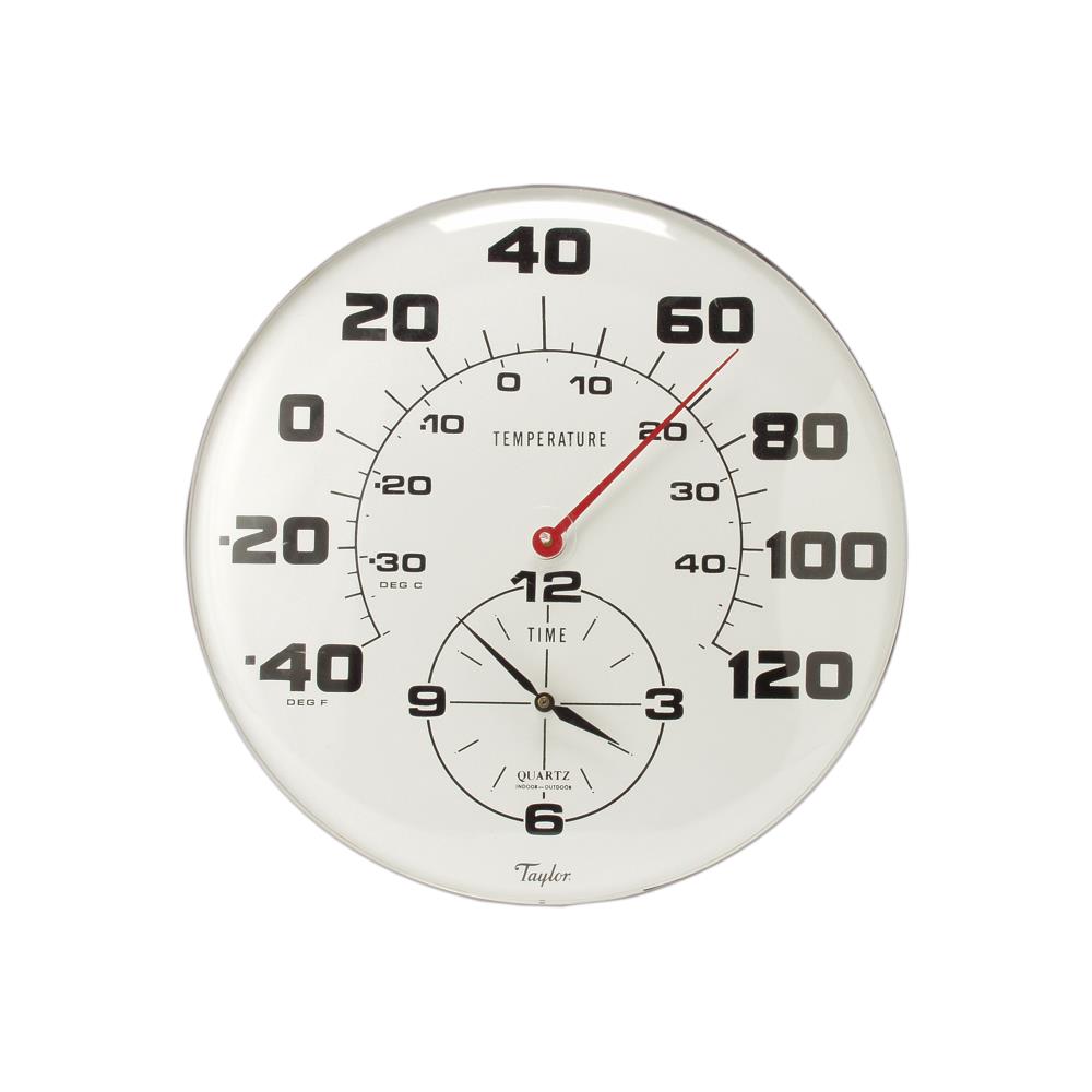 Taylor 162 Patio Thermometer and Clock วัดอุณหภูมิ ,Taylor 162/Timer Count Down/Clock/Thermometer/นาฬิกาจับเวลา/Patio Thermometer and Clock,Taylor,Instruments and Controls/Timer