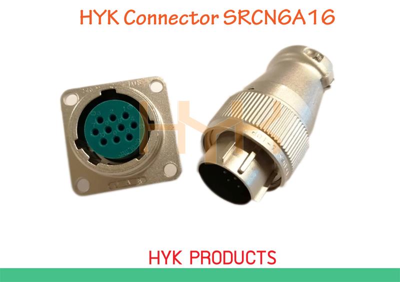 JAE Connector 10 Pole SRCNGA16,connector,cricular,plug,ปลั๊กตัวเมีย,ปลั๊กตัวผู้,JAE,Automation and Electronics/Electronic Components/Electrical Connector