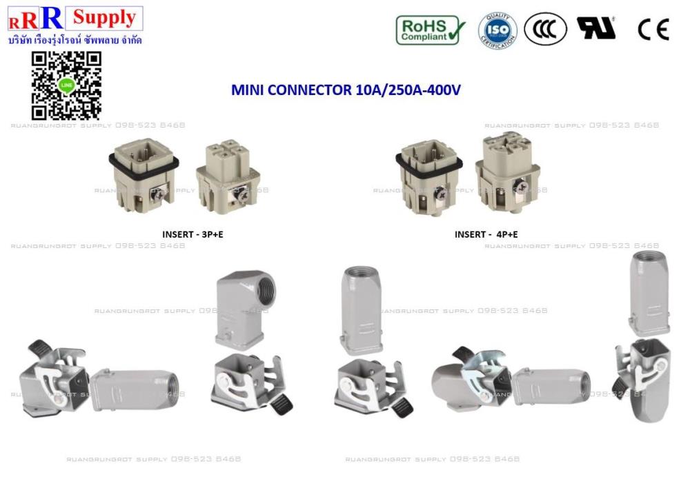 MINI CONNECTOR คอนเนคเตอร์เหลี่ยม Eletronics connector,multi-pole, คอนเนคเตอร์เหลี่ยม, mini connector,hot runner,คอนเนคเตอร์เครื่องฉีดพลาสติก,connector,harting multipole,,Automation and Electronics/Access Control Systems