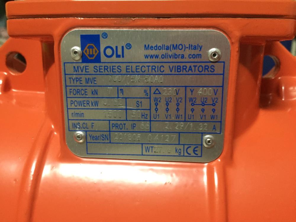 "OLI" Vibration Motor (Itary) Model : MVE700/15