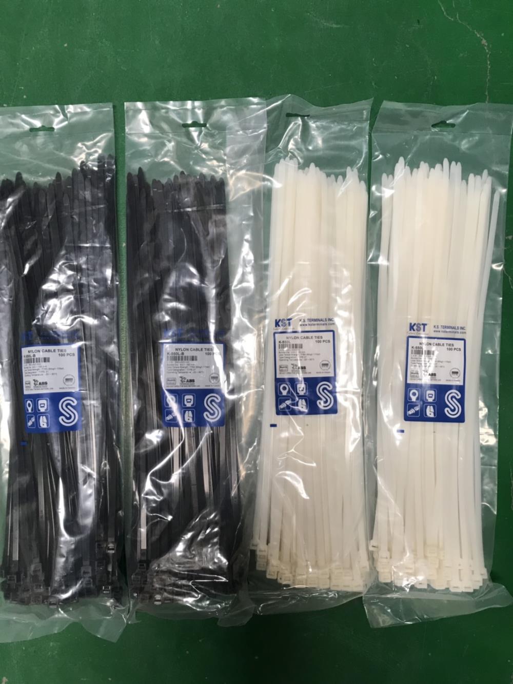 K-550L-B Cable ties 22" สีดำ,CABLE TIES ,KST,Materials Handling/Cable Ties