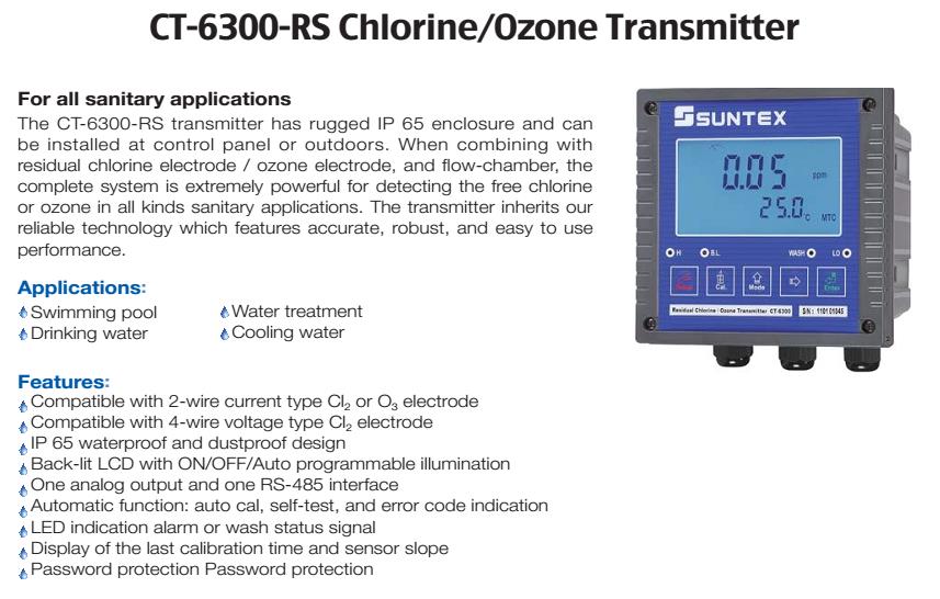 Chlorine/Ozone Transmitter