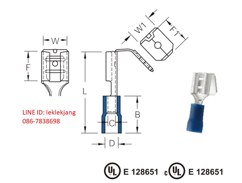 หางปลาเสียบแบนแบบผสม (Vinly-Insulated Piggy Back Disconnectors),หางปลาเสียบแบนแบบผสม (Vinly-Insulated Piggy Back Disconnectors),KST,Automation and Electronics/Electronic Components/Terminals