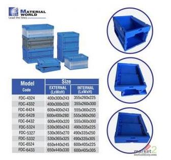 Folding Containerลังพลาสติกพับได้,Folding Containerลังพลาสติกพับได้,,Industrial Services/Warehousing