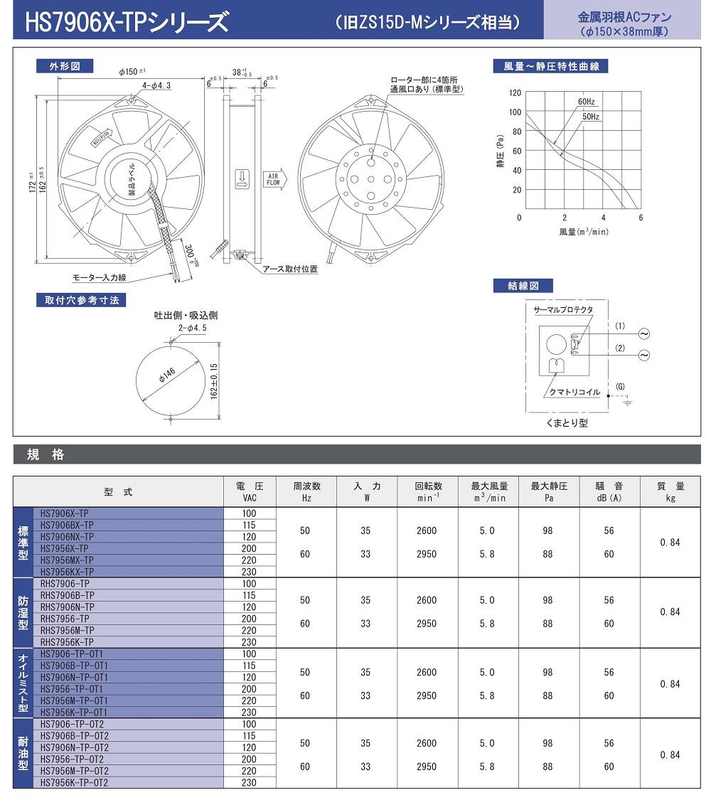IKURA Electric Fan HS7906-TP-OT2 Series